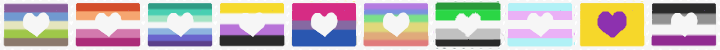 queer pride flags banner